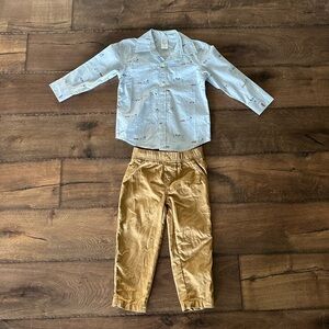 2T Carters boy outfit
